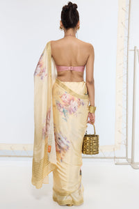 Handwoven Biscotti Printed Saree