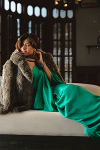 Handwoven Peppermint Green Silk Saree