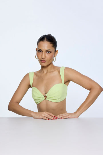 Pistachio Green Blouse