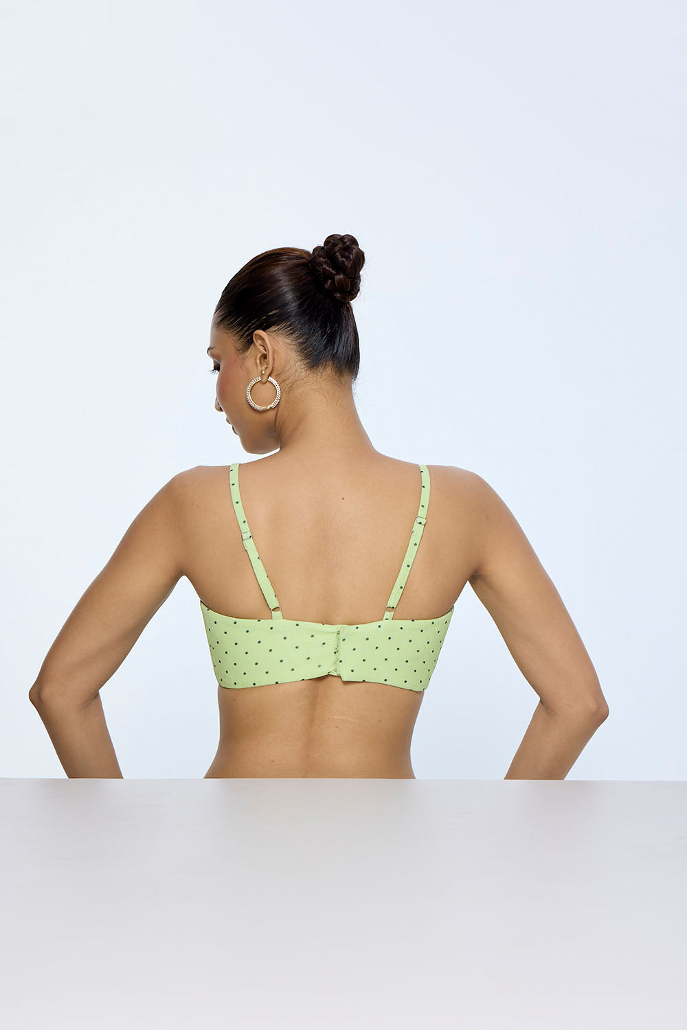 Lemon Yellow Polka Dot Blouse