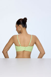 Lemon Yellow Polka Dot Blouse