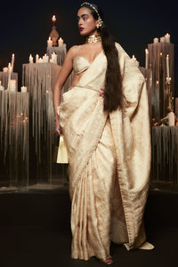I Do Saree Beige