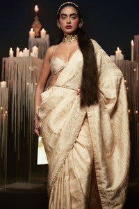 I Do Saree Beige