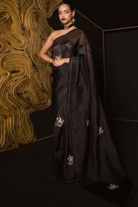 Midnight Kiss Saree Black