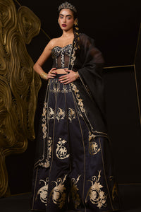 Vixen Lehenga Black