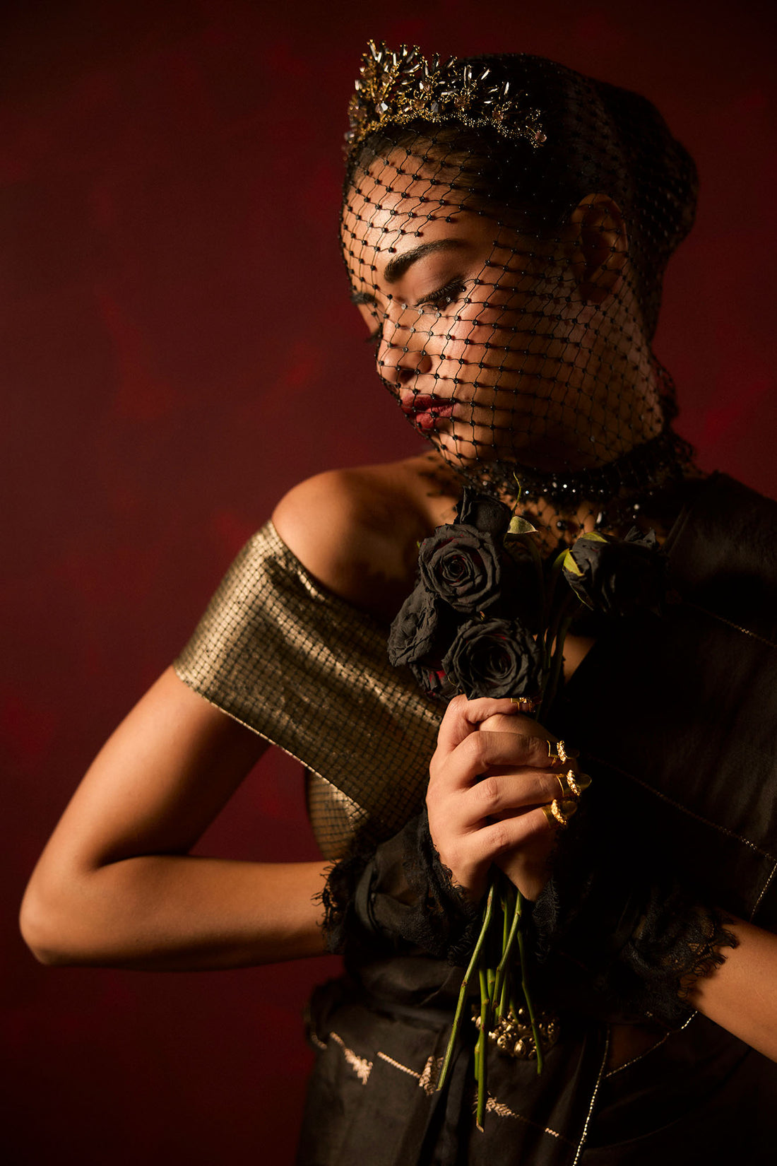 Bridezilla Saree Black