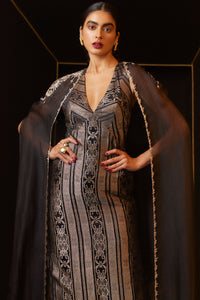 Pristine Kurta Set Black