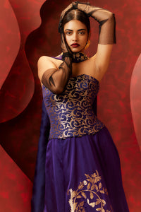 Stay with Me Lehenga Purple