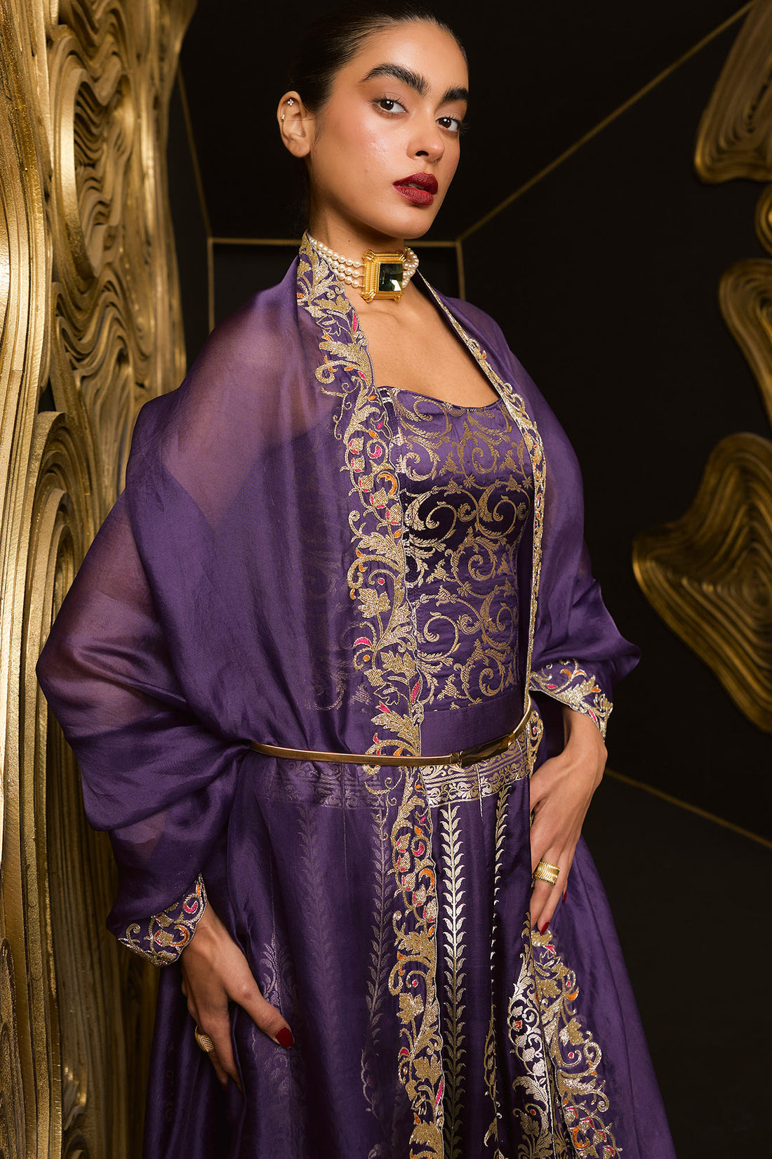 Forever Mine Lehenga Purple