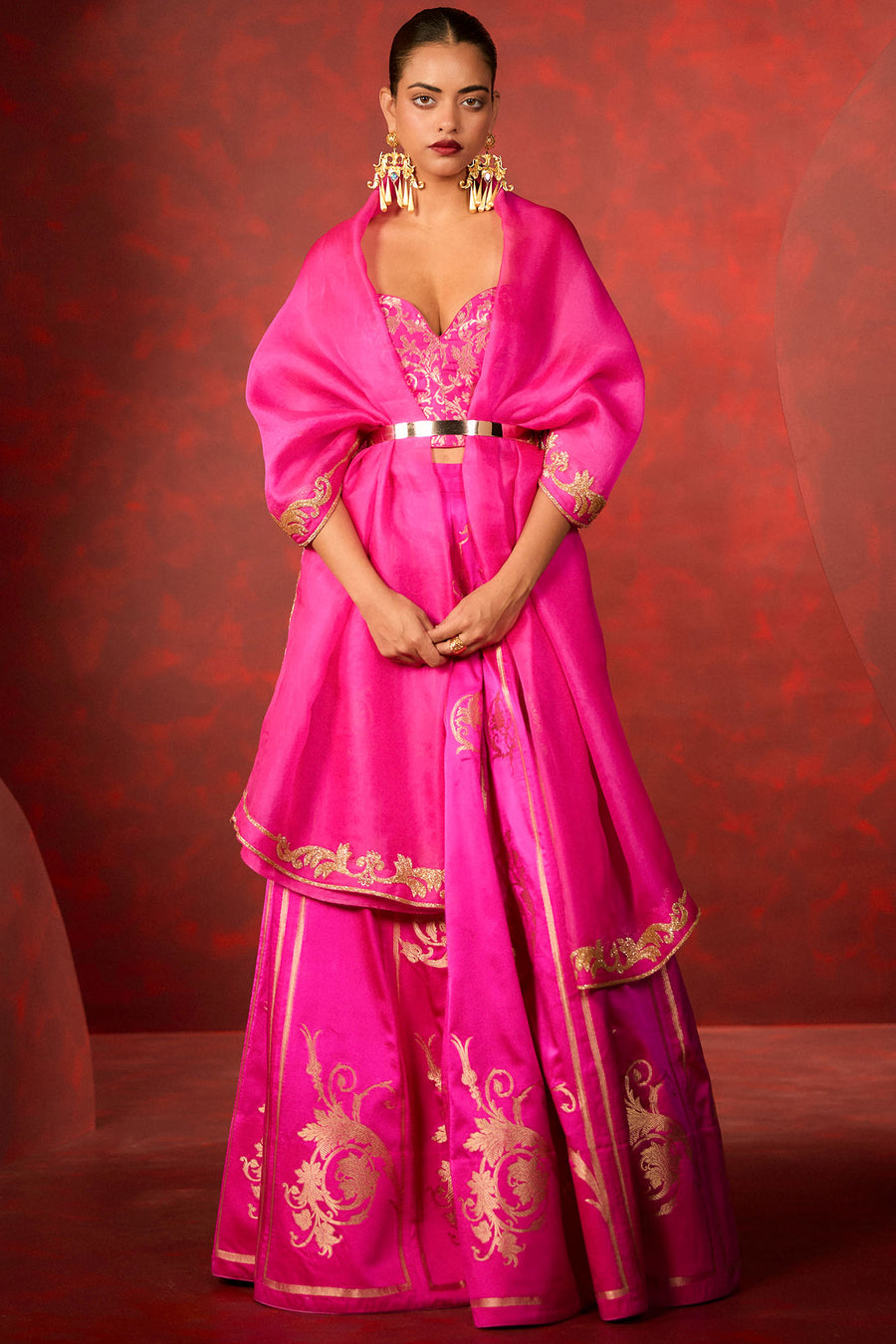 Vixen Lehenga Pink
