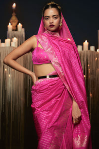 Femme Fatale Saree Pink