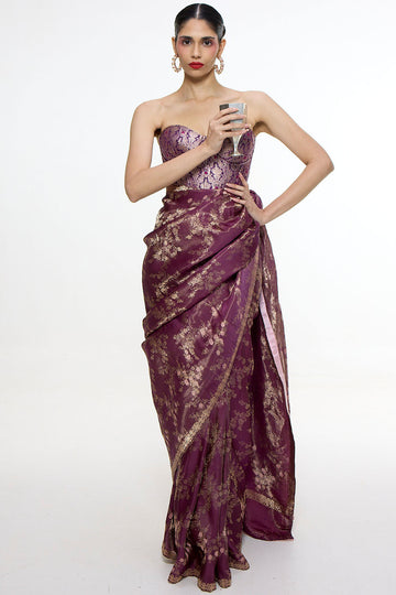 Handwoven Cocoa Brown Saree