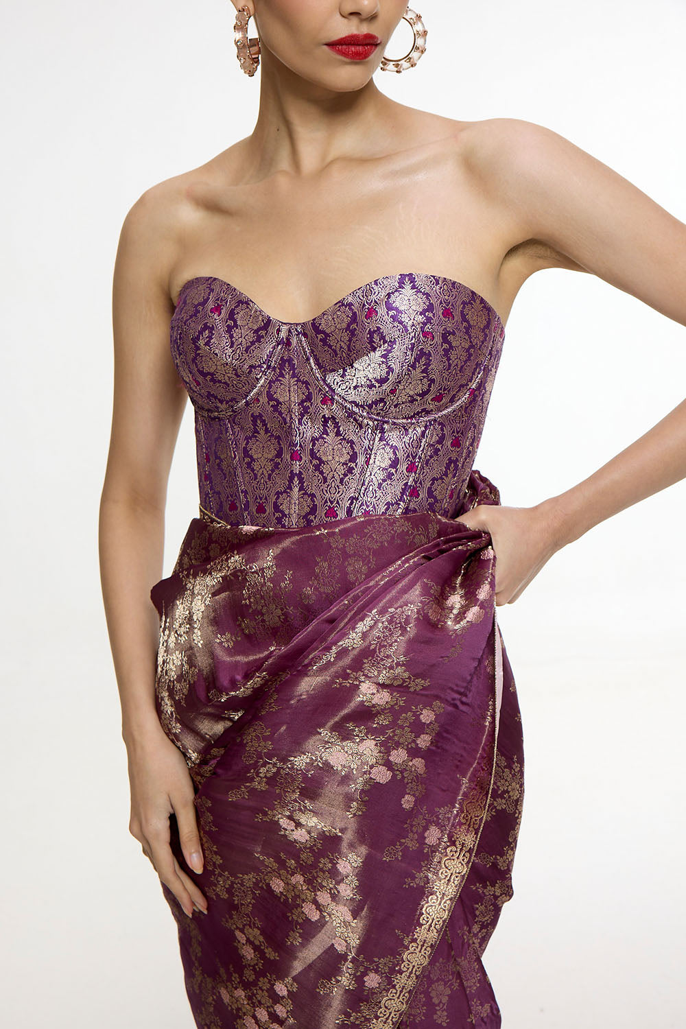 Handwoven Cocoa Brown Saree