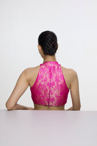 Handwoven Fuchsia Blouse