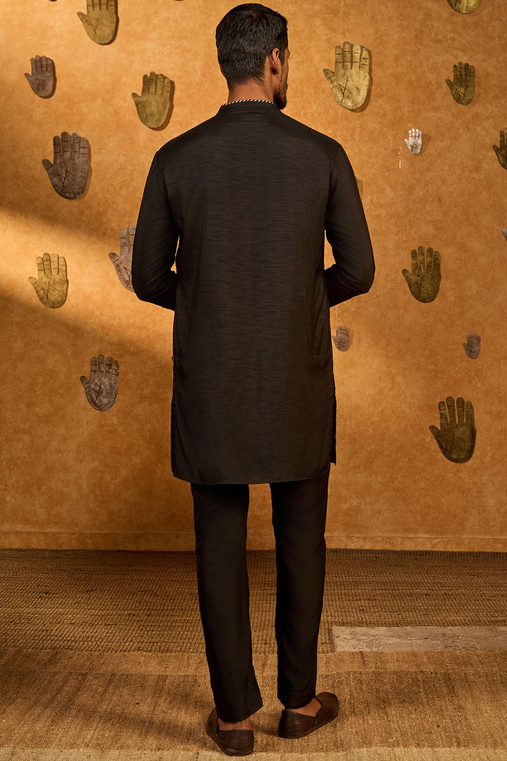 Black Crane Dawn Kurta Set