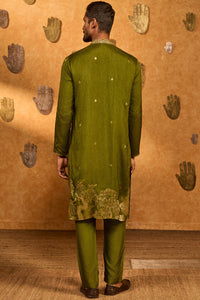 Olive Zen Kurta Set