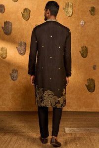Black Zen Kurta Set