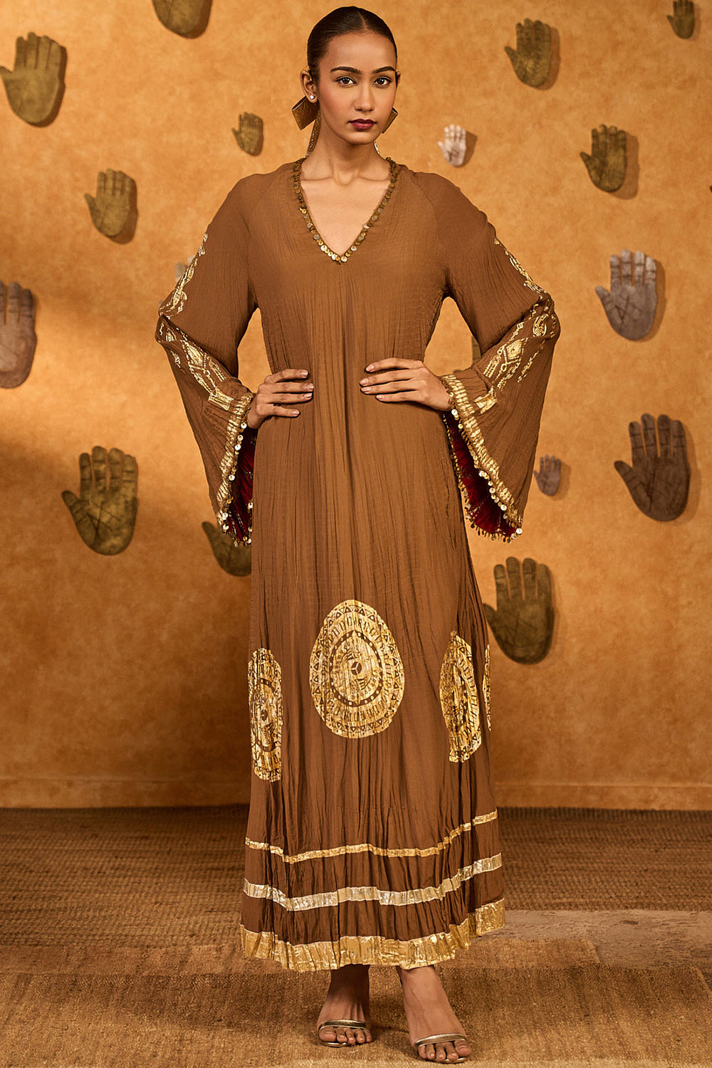 Mocha Muse Moonfish Kaftan
