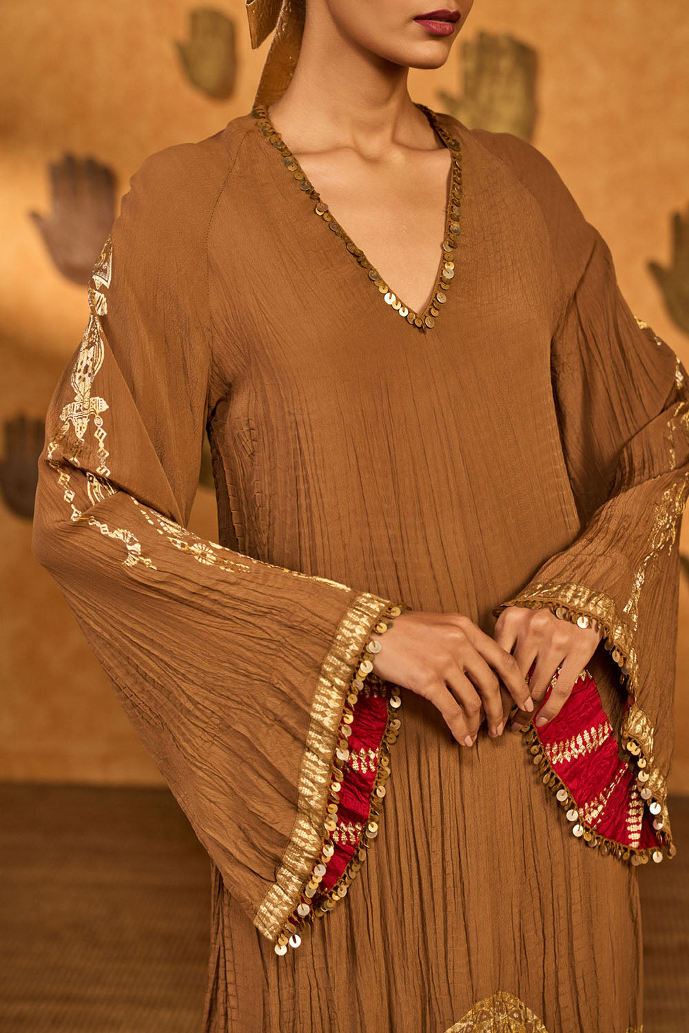 Mocha Muse Moonfish Kaftan