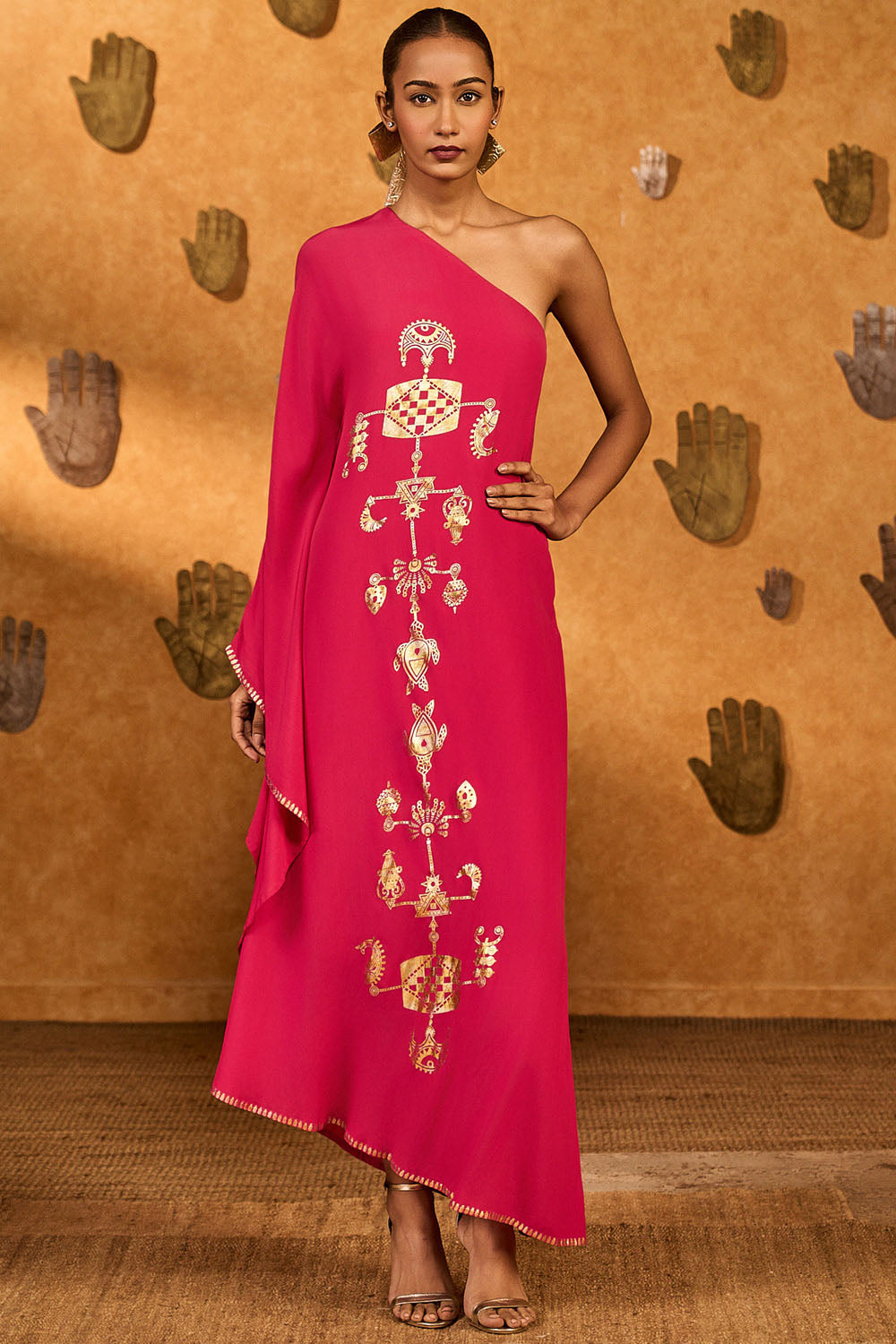 Raspberry Wishdrop Kaftan