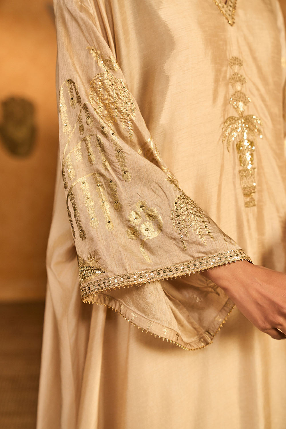 Oatmeal Zen Garden Kaftan