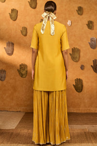 Spiced Ochre Gilded Kettle Kurta Set