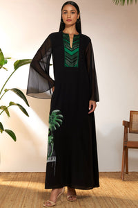 Tropicool Piano Embroidered Kaftan