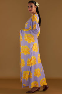 Lilac Sunshine Mimosa Cover-Up Kaftan