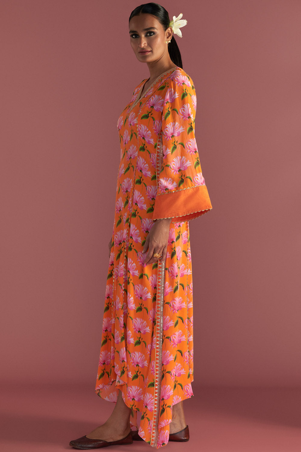 Orange Mist Kaftan