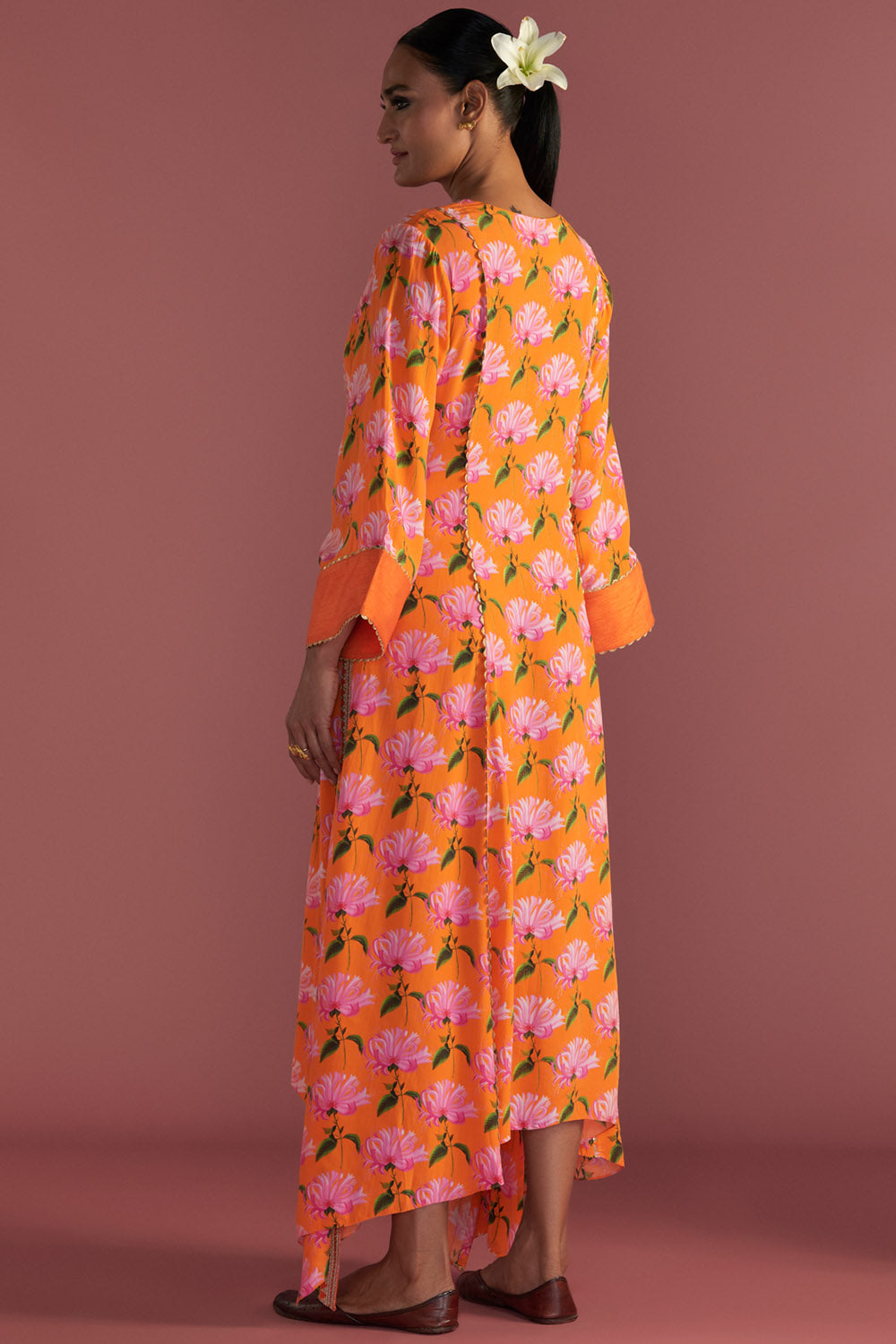 Orange Mist Kaftan