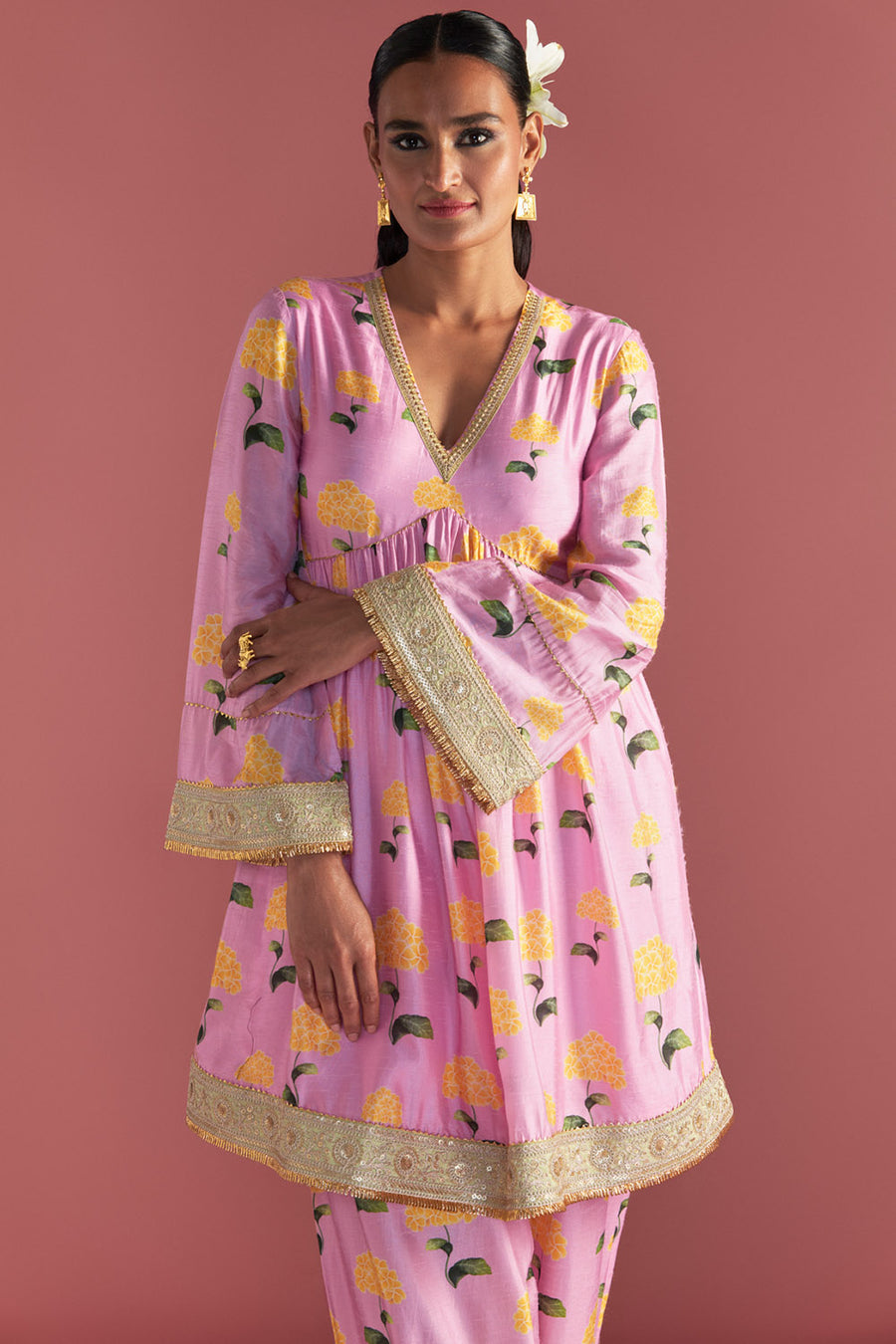 Blush Honeycomb Salwar Set