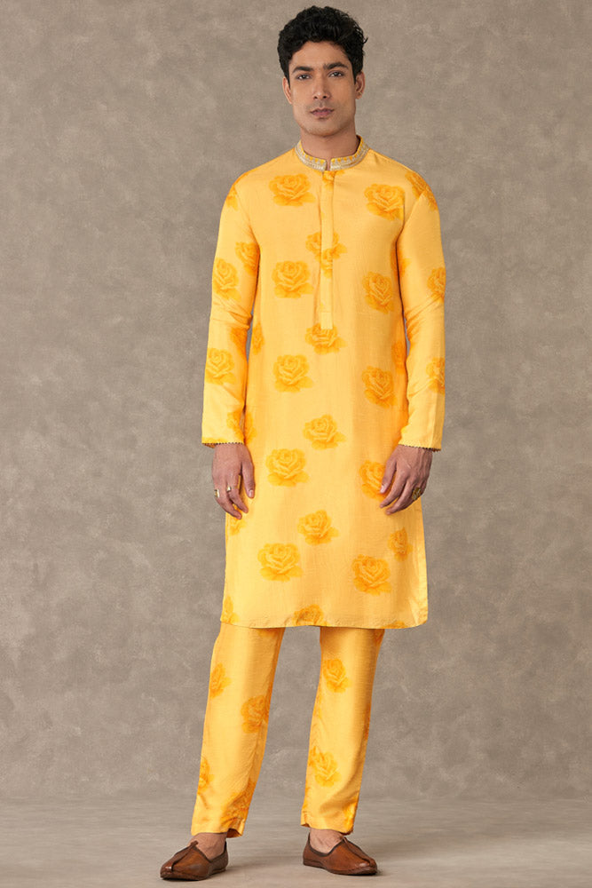 Yellow Gulaab Kurta Set