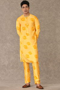 Yellow Gulaab Kurta