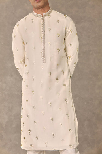 Ivory Wine Garden Kurta