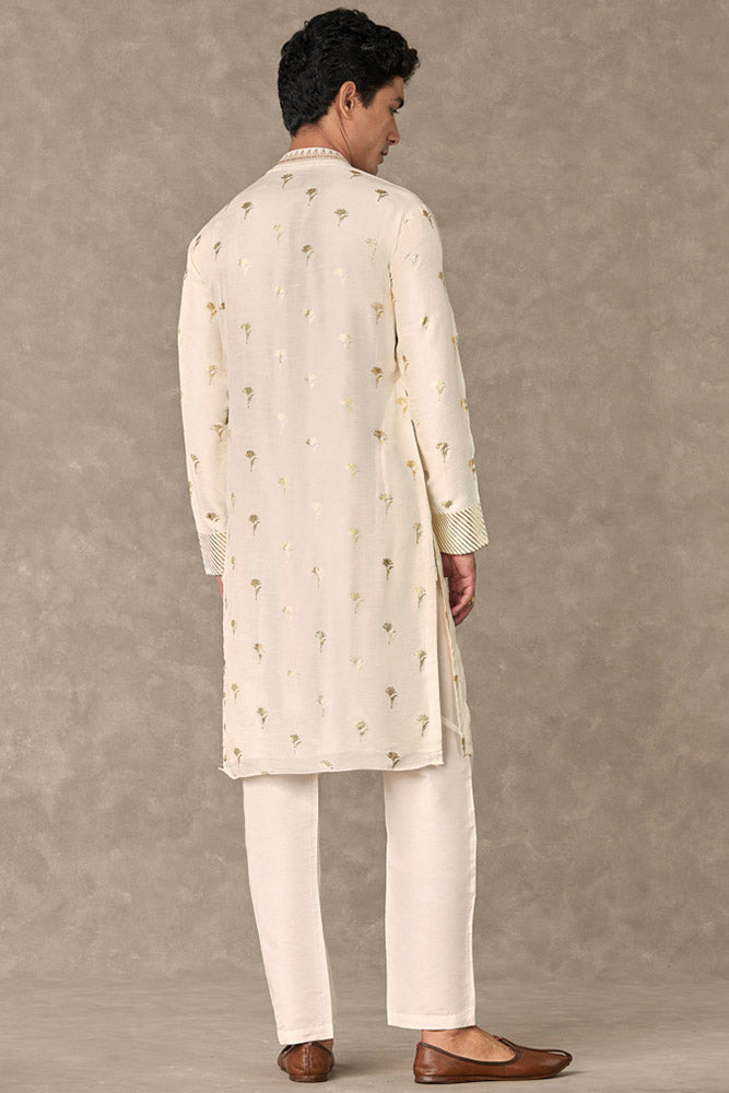 Ivory Wine Garden Kurta