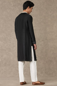 Black Tassel Kurta