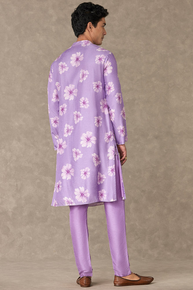 Lilac Parijat Kurta