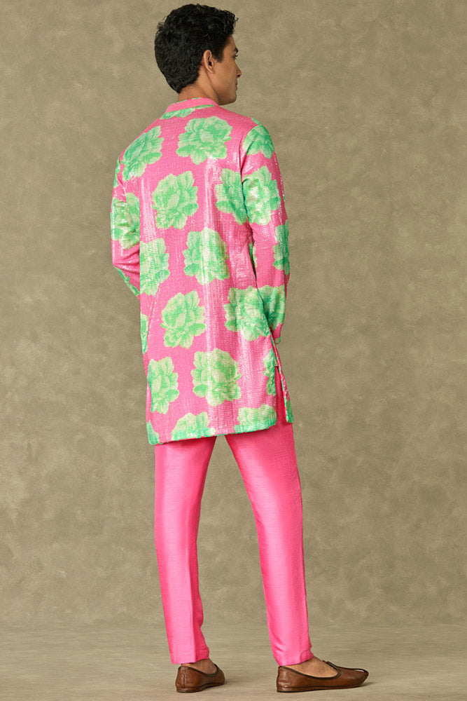 Pink Nurvi Sitara Sequin Set