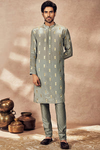 Grey Timber Tribe Kurta Set