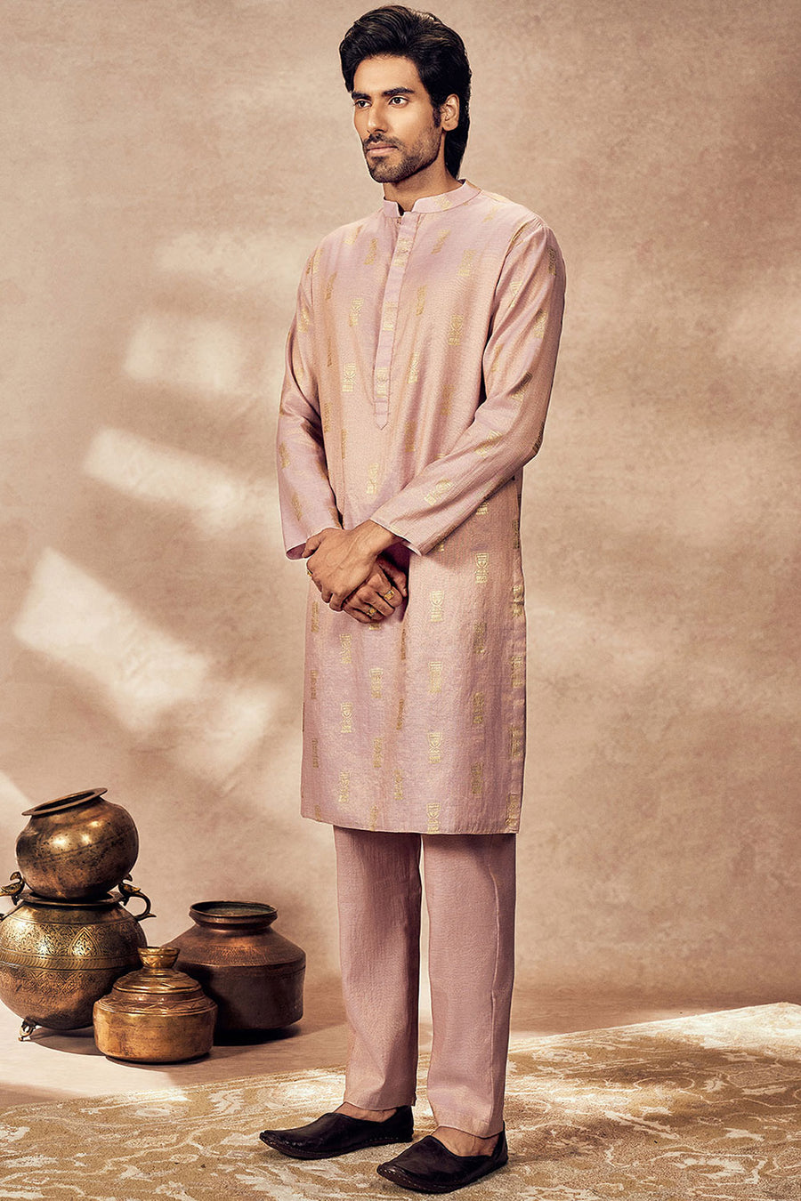 Lilac Timber Tribe Kurta Set