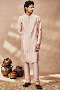 Baby Pink Tribal Pillar Kurta