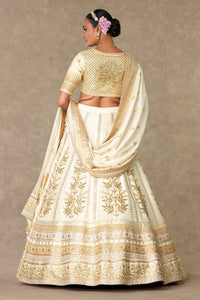 Ivory Neel-Kamal Lehenga Set