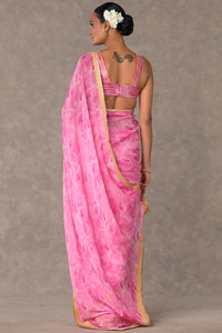 Pink Bloomerang Saree