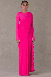 Gulal Saree With Textured Palla