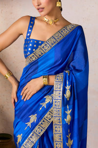 Blue Mystic Saree