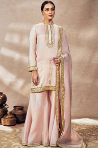 Baby Pink Whispering Lily Sharara Set