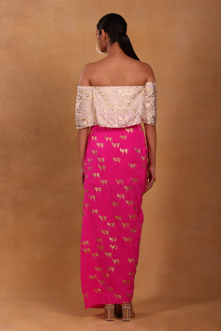 Moor Khadee Top And Drape Skirt