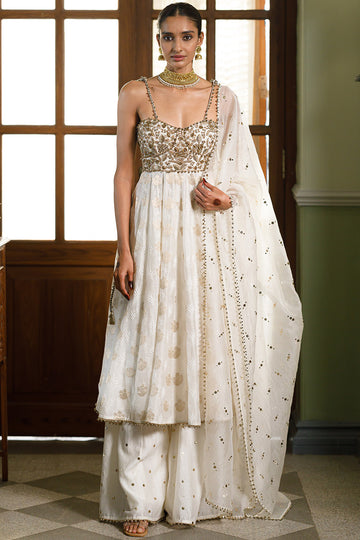 Fiza Strapless Anarkali Set