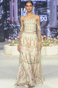 Anam Embroidered Corset Choli & Sharara