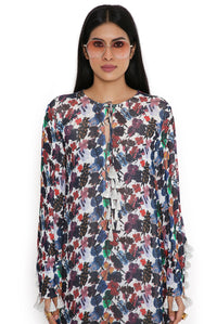 Maya Butterfly Print Geortgette Boho Dress